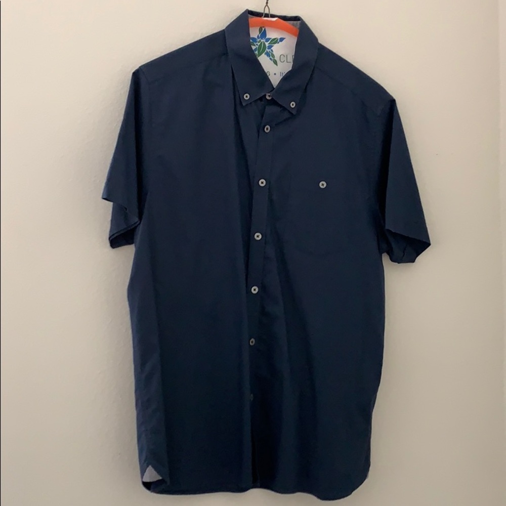Navy Men’s Button Up